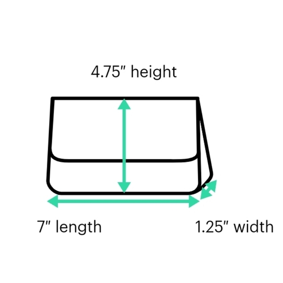 Coach Signature C Beige Wristlet -  7" L x 4.75" H x 1.25" D - Picture 9 of 9